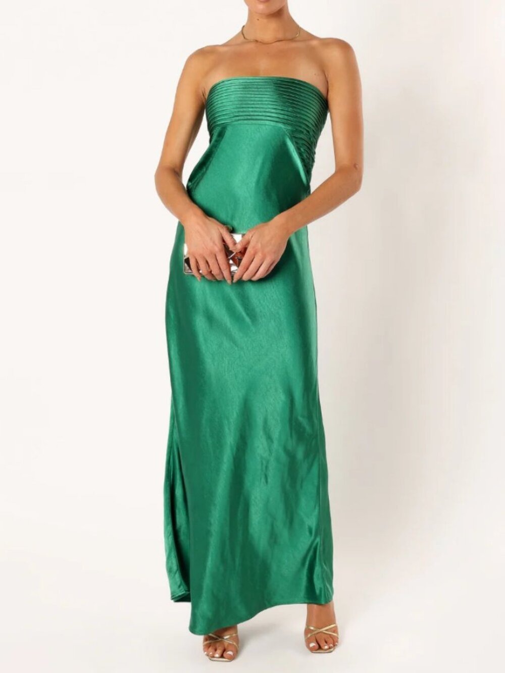 ✨Petal & Pup Adina Emerald Maxi Dress Strapless Formal Wedding Guest NWT XXL